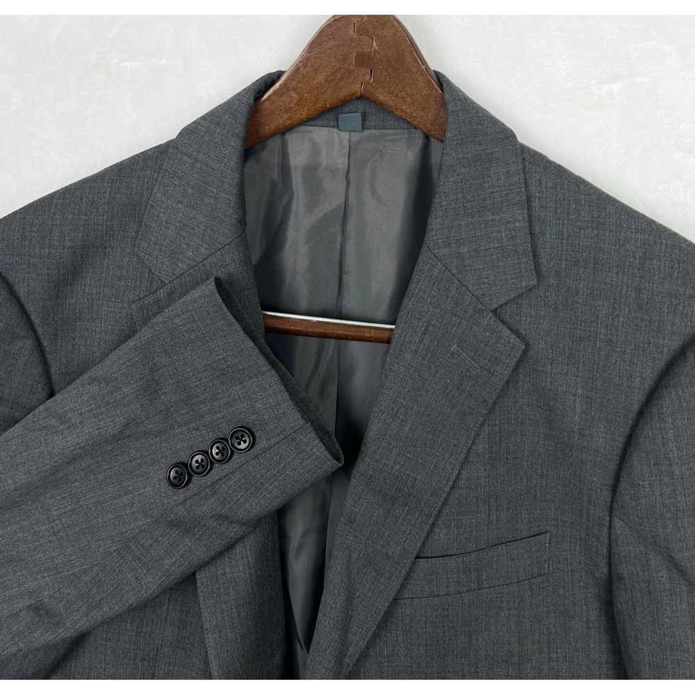 Bonobos Blazer Mens 40R Gray Suit Jacket Slim Fit Wool Stretch‎ Unstructured